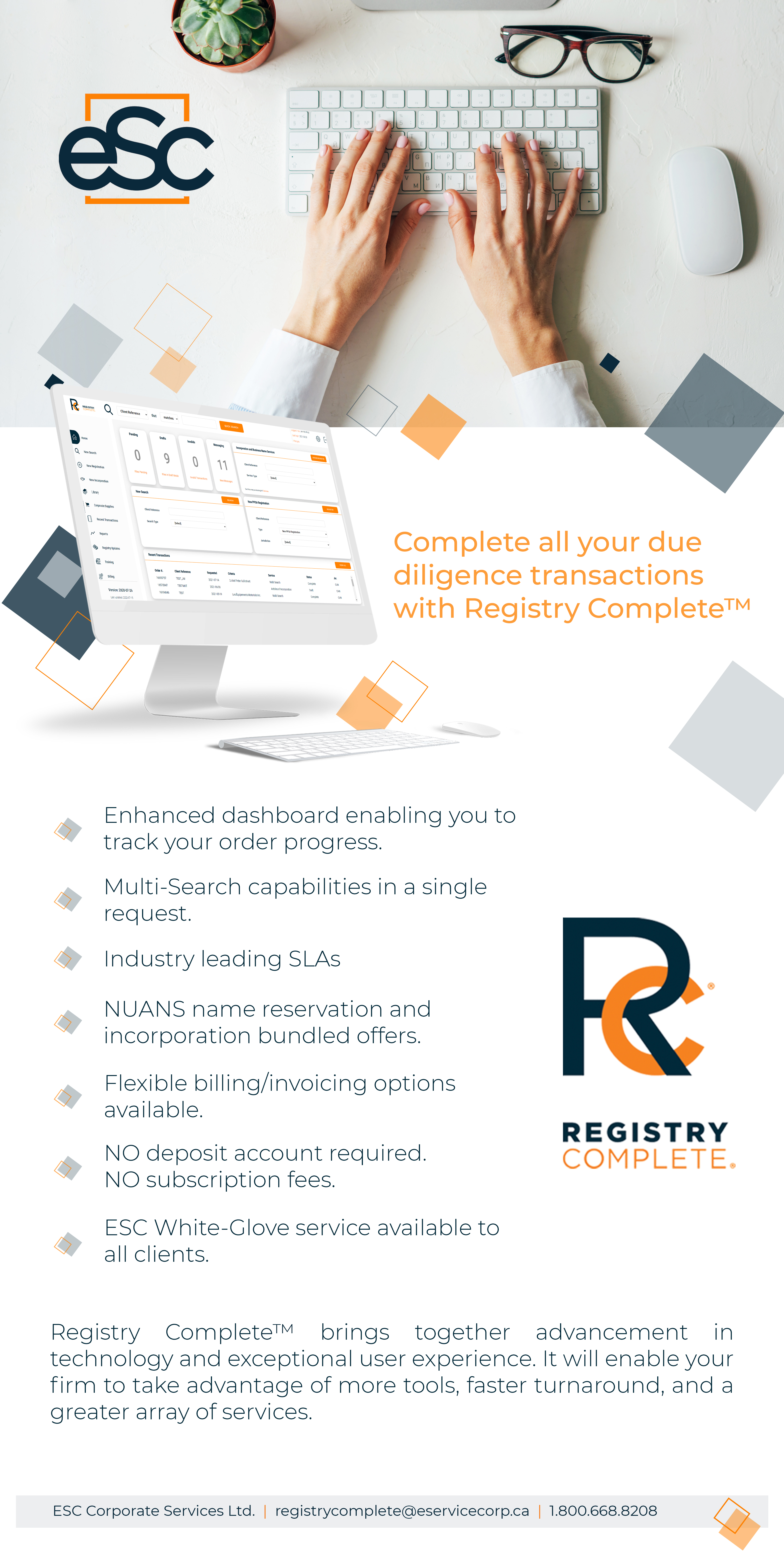 ESC Corporate Services Ltd. HalfPage