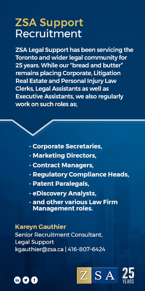 ZSA Legal Recruitment 2 HalfPage