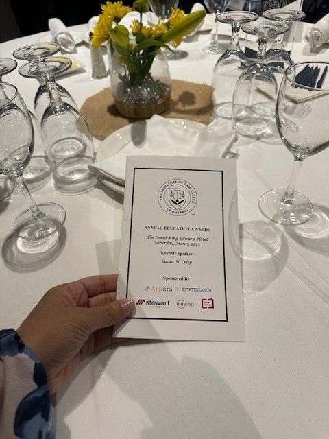 Table at Education Awards